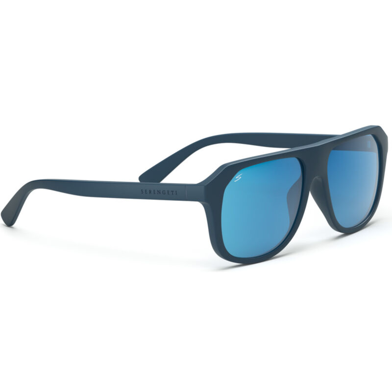 Oatman Rubberised Peacock Blue / Saturn Polarized 555nm Blue