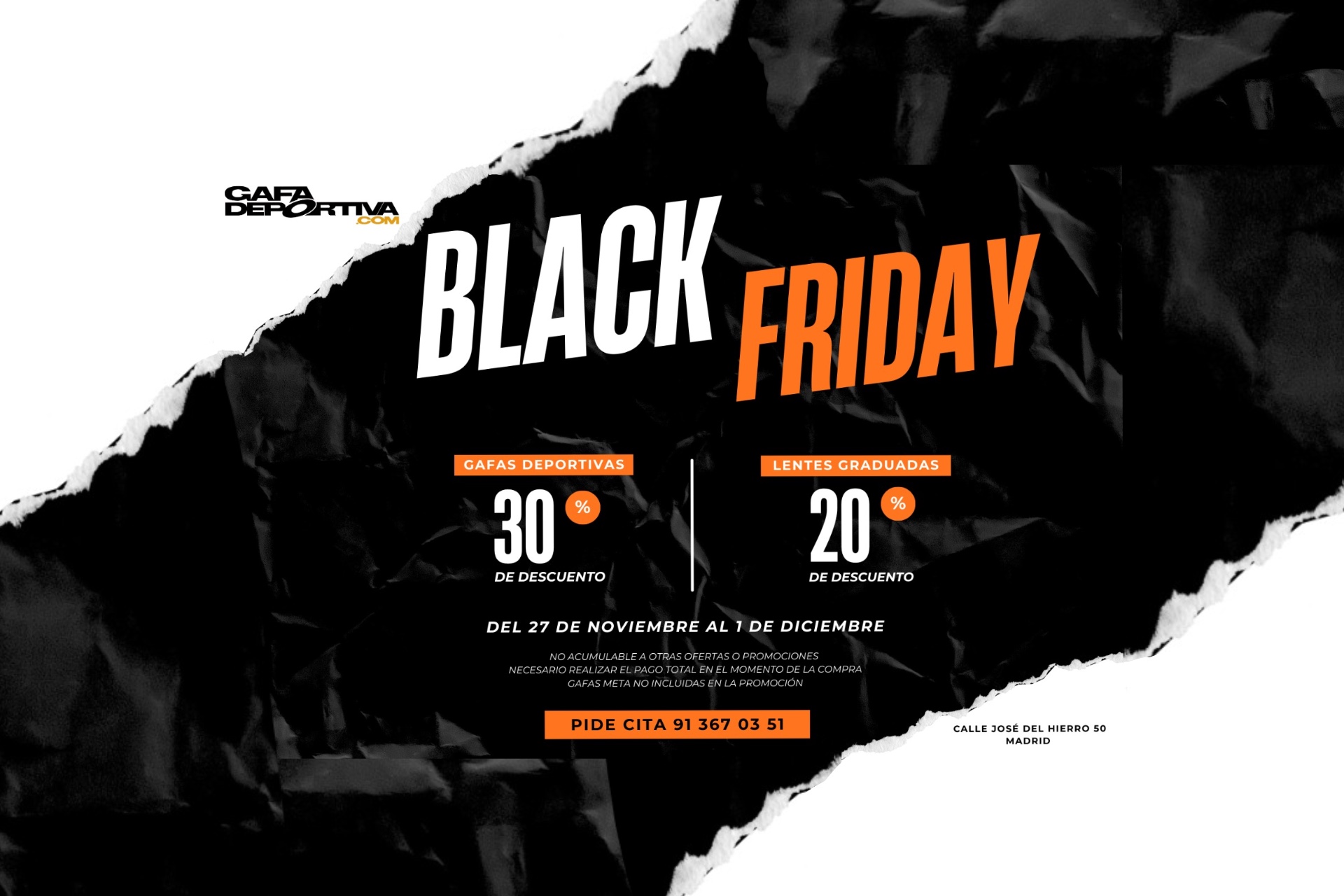 Gafa deportiva en tu &oacute;ptica de portiva